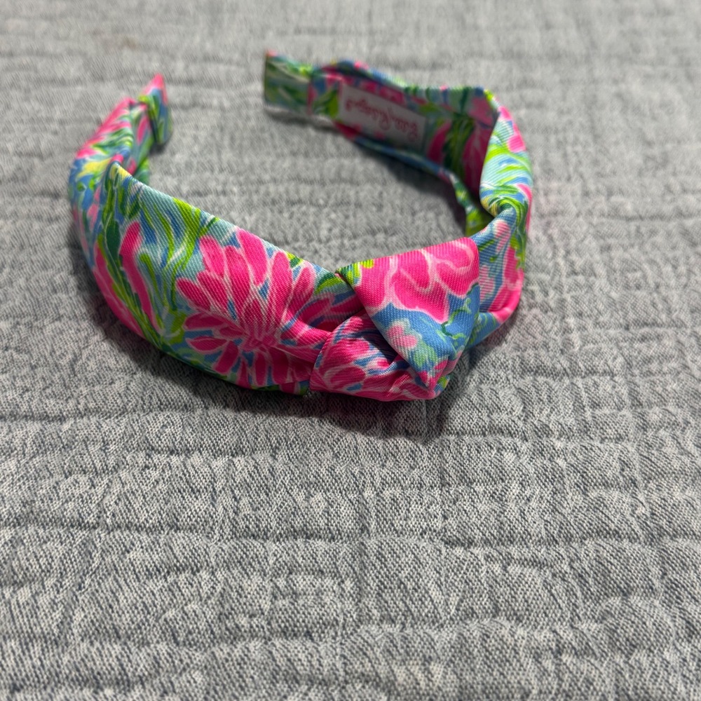 NWOT Lilly Pulitzer Totally Blossom‎ Knotted Headband Floral Beachy Hawaiian